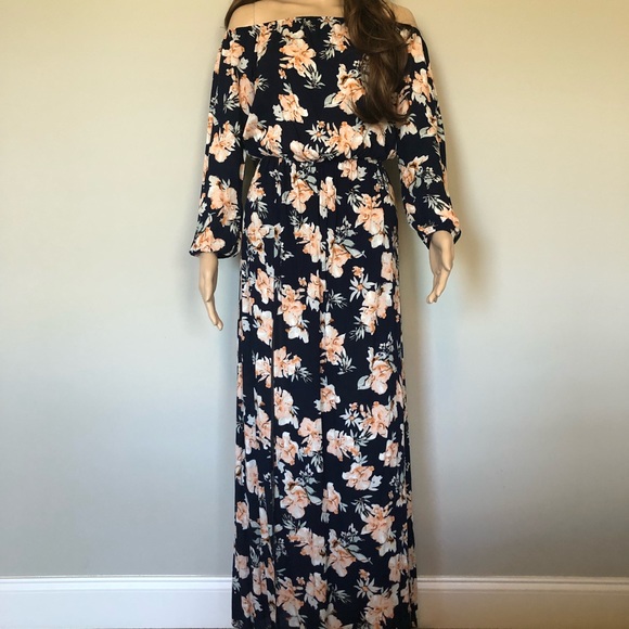 Floral off the shoulder dress size S - Picture 2 of 7